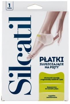 SILCATIL PŁATKI ZŁUSZCZAJĄCE NA PIĘTY 1 PARA