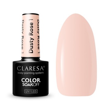 Claresa Lakiery hybrydowe 5ml Dusty Rose 1