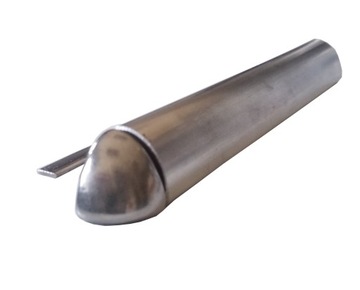 Narożnik zewnętrzny Zakończenie listwy 12 mm STAL
