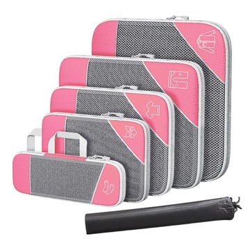 Compression Packing Cubes Luggage Organizers Packing Organizers Black