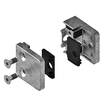 Стеклодержатель для балюстрадных окон 45х45, плоский замок