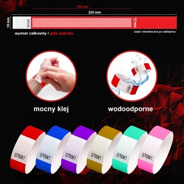 Ручные полосы Tyvek 19 -мм диско - 750 ПК.