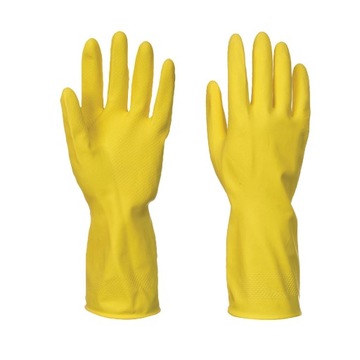 Lateksowa rękawica gospodarcza (240szt) Żółty L