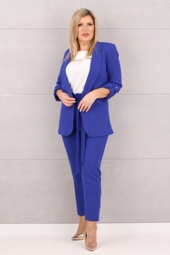 ЭЛЕГАНТНЫЙ ЖЕНСКИЙ КОМПЛЕКТ, БЛЕЙЗЕР И БРЮКИ НА ЗАВЯЗКЕ, ПОЛЬСКИЙ ПРОИЗВОДИТЕЛЬ