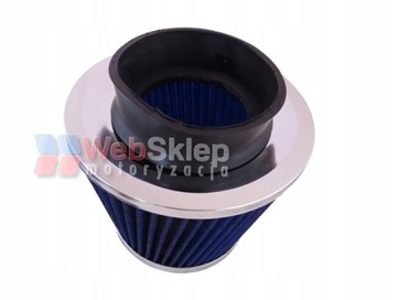 СПОРТИВНЫЙ КОНУСНЫЙ ВОЗДУШНЫЙ ФИЛЬТР + СИНИЕ УМЕНЬШЕНИЯ