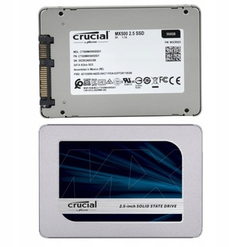SSD-накопитель CRUCIAL MX500 емкостью 1 ТБ