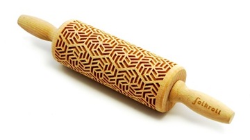 Wałek grawerowany wzór QUBE