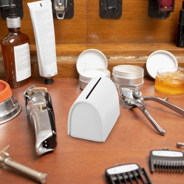 ПОРТАТИВНАЯ КОРОБКА ДЛЯ БРИТВ СПЕЦИАЛЬНОЙ ФОРМЫ ИЗ БАЛЛИНА