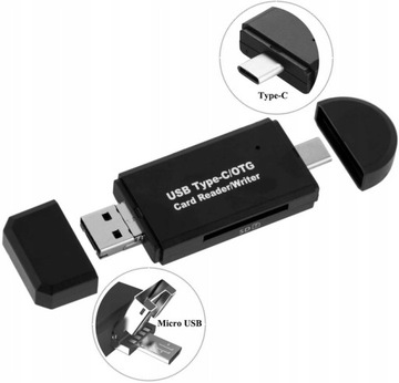 Устройство чтения карт SD MicroSD USB USB-C MICRO USB 1 5 в 1