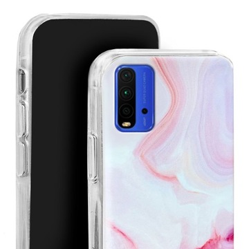 Etui do Xiaomi Redmi 9T case guma wzory +Szkło