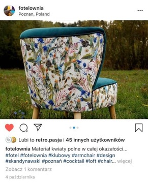 Бархат с принтом Łąka