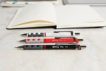 Карандаш механический Rotring 1,0 мм, корпус черный.