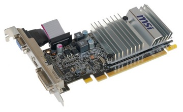 Karta graficzna MSI Radeon HD5450 1 GB + niski profil