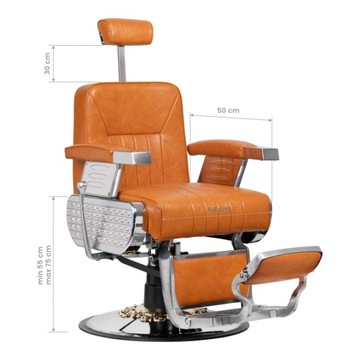 Стул парикмахера Gabbiano Livio, светло-коричневый