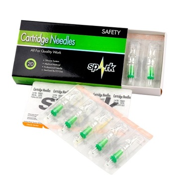 20 x 7RL SPARK CARTRIDGE,KARTRIDŻE IGŁY DO TATUAŻU