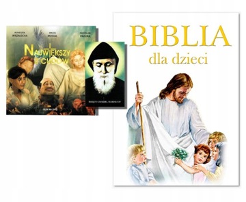 BIBLIA DLA DZIECI + FILM DVD - NAJWIĘKSZY Z CUDÓW