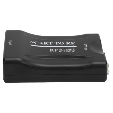 Konwerter SCART na RF Adapter wideo Konwerter