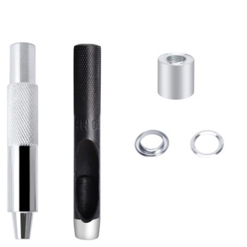 НАБОР ЛЮСЕН ДЛЯ БРЕЗЕНТА С КРИМИНАЛЬНЫМИ ЛЮСНАМИ ДЫРОКОЛЫ 10 ММ ПЕЧАТИ 100 ШТ.