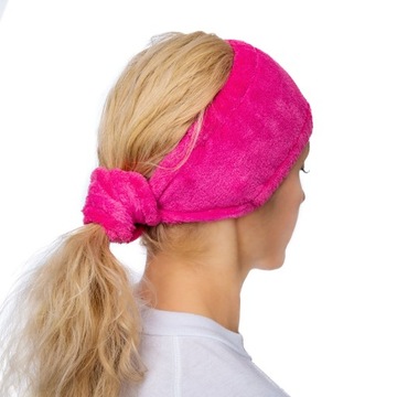 ПОВЯЗКА ДЛЯ ВОЛОС ПЕРЧАТКИ Ушки кролика Розовая Пантера