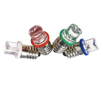żarówka wkręcana LED E10 3,8V biała zimna