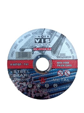 TARCZA DO CIĘCIA METALU 125x1mm