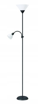 PLATINET FLOOR LAMP LAMPA PODŁOGOWA E27+E14 BLACK [45178]