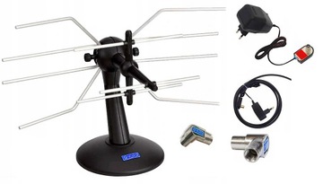 ANTENA POKOJOWA TELMOR AKTYWNA 4K 53DB DVB-T/T2