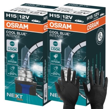 Żarówki H15 OSRAM Cool Blue Intense Nowa generacja