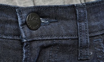 LEE spodnie NAVY jeans SLIM tapered LUKE _ W30 L34