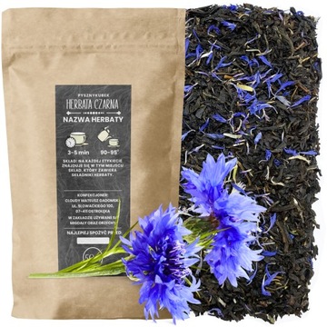 Herbata czarna EARL GREY BLUE 50G bławatek