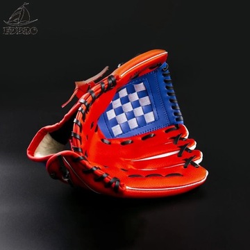 FDBRO Цельная бейсбольная перчатка левая, утолщенная бейсбольная перчатка из ПУ