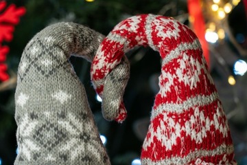 РОЖДЕСТВЕНСКИЕ гномы под елку, гномы, гномики, 2 шт. НАБОР РОЖДЕСТВЕНСКИХ ОРНАМЕНТОВ.