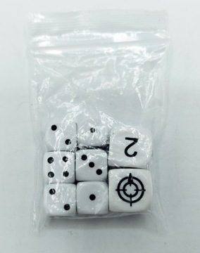 Warhammer Scatter & Artillery Dice zestaw 8 kostek d6