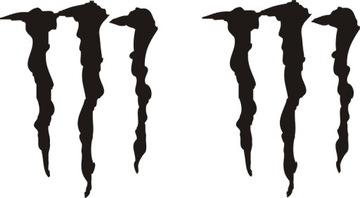Monster Pazury Naklejki 206 P RÓŻNE KOLORY