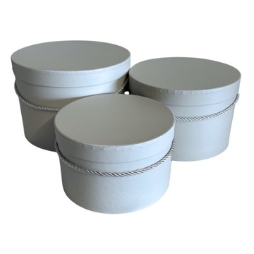 PUDEŁKO PUDEŁKA NA KWIATY PREZENT FLOWER BOX NA KWIATY KOMPLET 3SZT