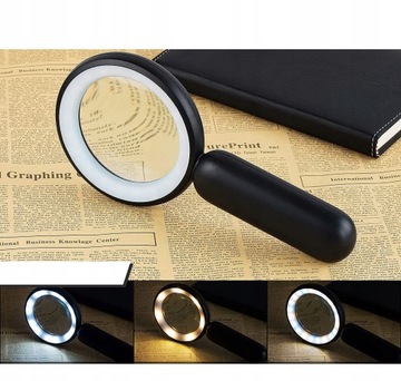 СВЕТОДИОДНАЯ ЛУПА 15-кратная ЛУПА ДЛЯ ЧТЕНИЯ КАКОВ