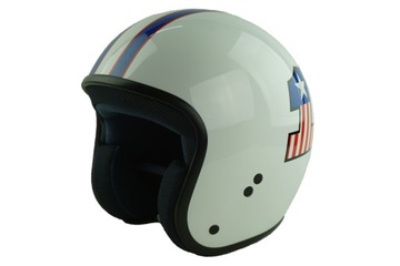 KASK CAFE WHITE ONE STRIPES BOB ORZESZEK XS