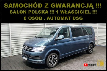 Volkswagen Caravelle T6 2019 Volkswagen Caravelle 8 OSÓB LONG + Salon POLSKA +