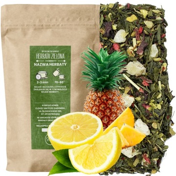 Zielona herbata sencha RÓŻOWA LEMONIADA 50G