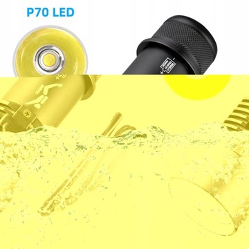 DIVELIGHT 5000лм светодиодный P70 IPX8