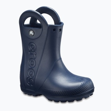 Kalosze dziecięce Crocs Handle Rain Boot Kids navy 27 EU