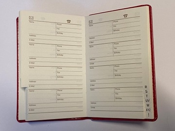 Маленькая АДРЕСНАЯ КНИГА для сумки.