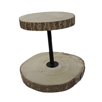 ch-Wooden Dessert Stand Wedding Display Plate Table