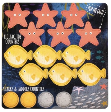 Набор магнитных игр и занятий «Подводный мир» 4 в 1