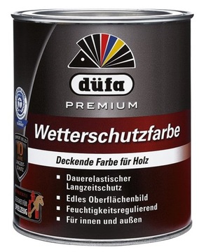 FARBA DUFA PREMIUM WETTERSCHUTZFARBE BIAŁA 2,5L