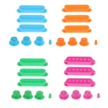 Практичный футляр для звукоснимателя для электрогитары с ручками и наконечником переключателя фиолетового цвета.