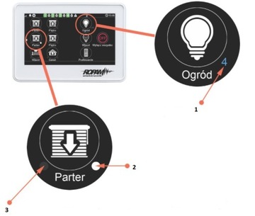 Сенсорная панель TPR-4W-P 4,3 дюйма TFT ЖК-дисплей со светодиодной подсветкой ROPAM OPTIMA NEOGSM-IP NEOGSM-IP64
