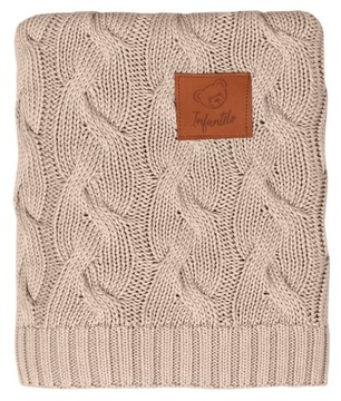 ВЯЗАННОЕ БАМБУКОВОЕ ОДЕЯЛО МОЗГ, 80Х100