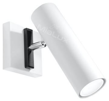 Lampa Kinkiet ALCON Biała Ścienna Oświetlenie LED