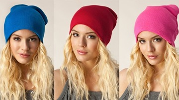 CZAPKA BEANIE -30% Krasnal SMERFETKA zimowa KOLORY
